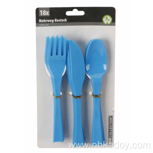 18 PK CUTLERY SET FORK KNIFE AND SPONE